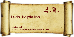 Luda Magdolna névjegykártya